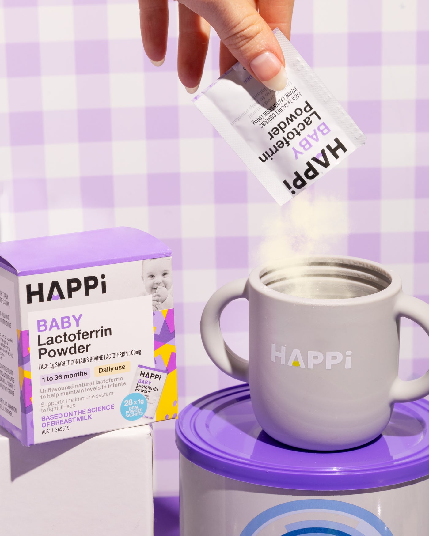 HAPPI Baby Lactoferrin Powder 28 x 1g