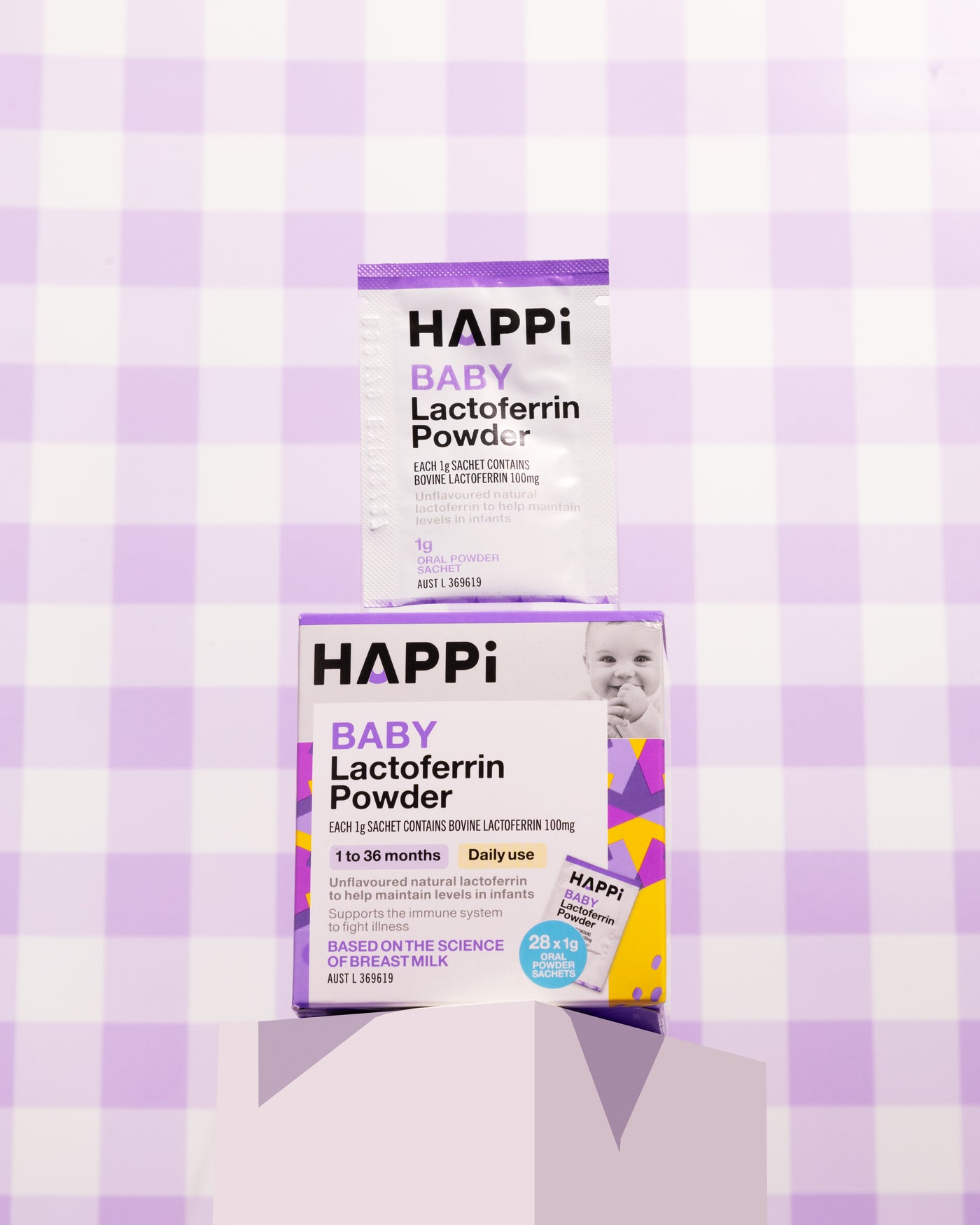 HAPPI Baby Lactoferrin Powder 28 x 1g