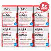6 x HAPPI Women’s Daily Iron+ Lactoferrin