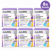 6 x HAPPI Baby Lactoferrin Powder