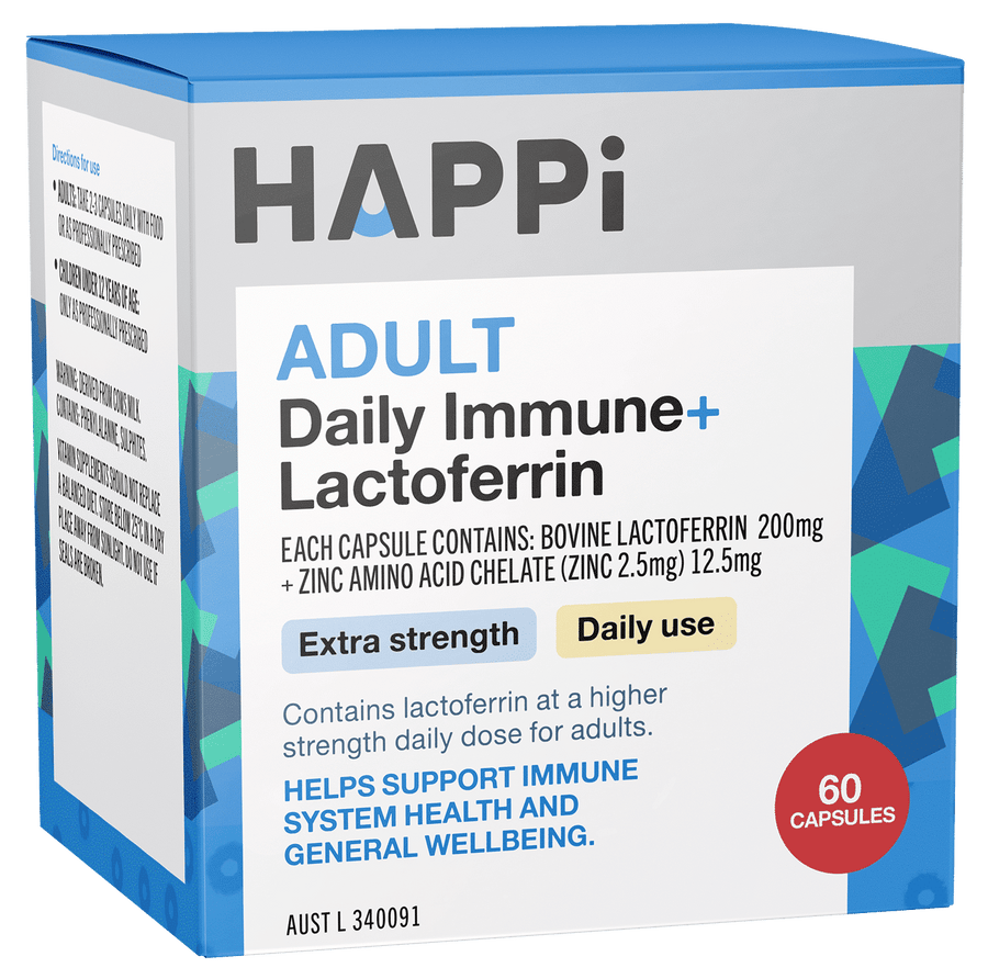 HAPPI Adult Daily Immune+ Lactoferrin