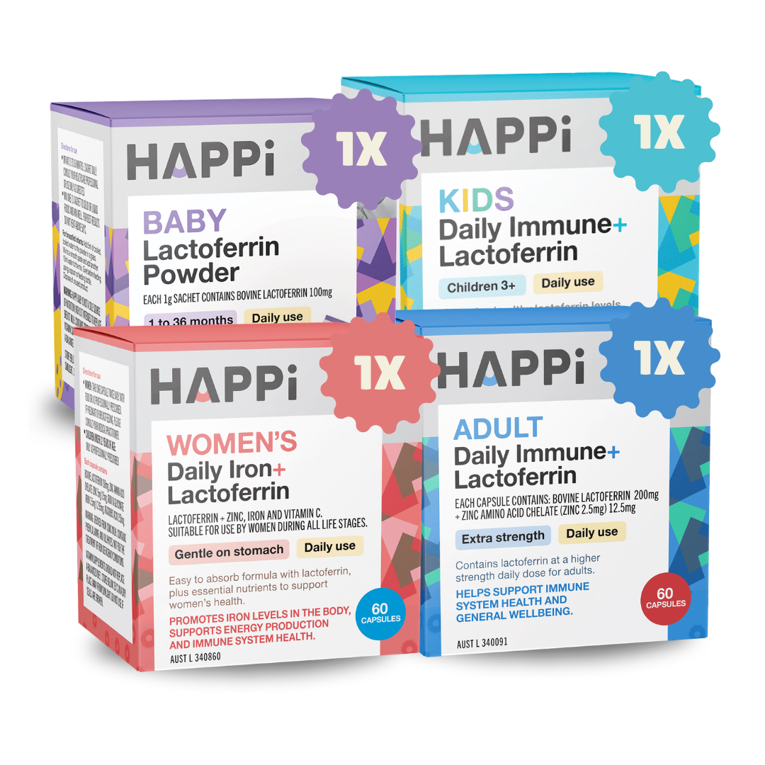HAPPi Family Lactoferrin Bundle
